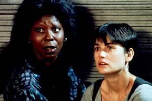 Whoopi Goldberg and Demi Moore in 90s